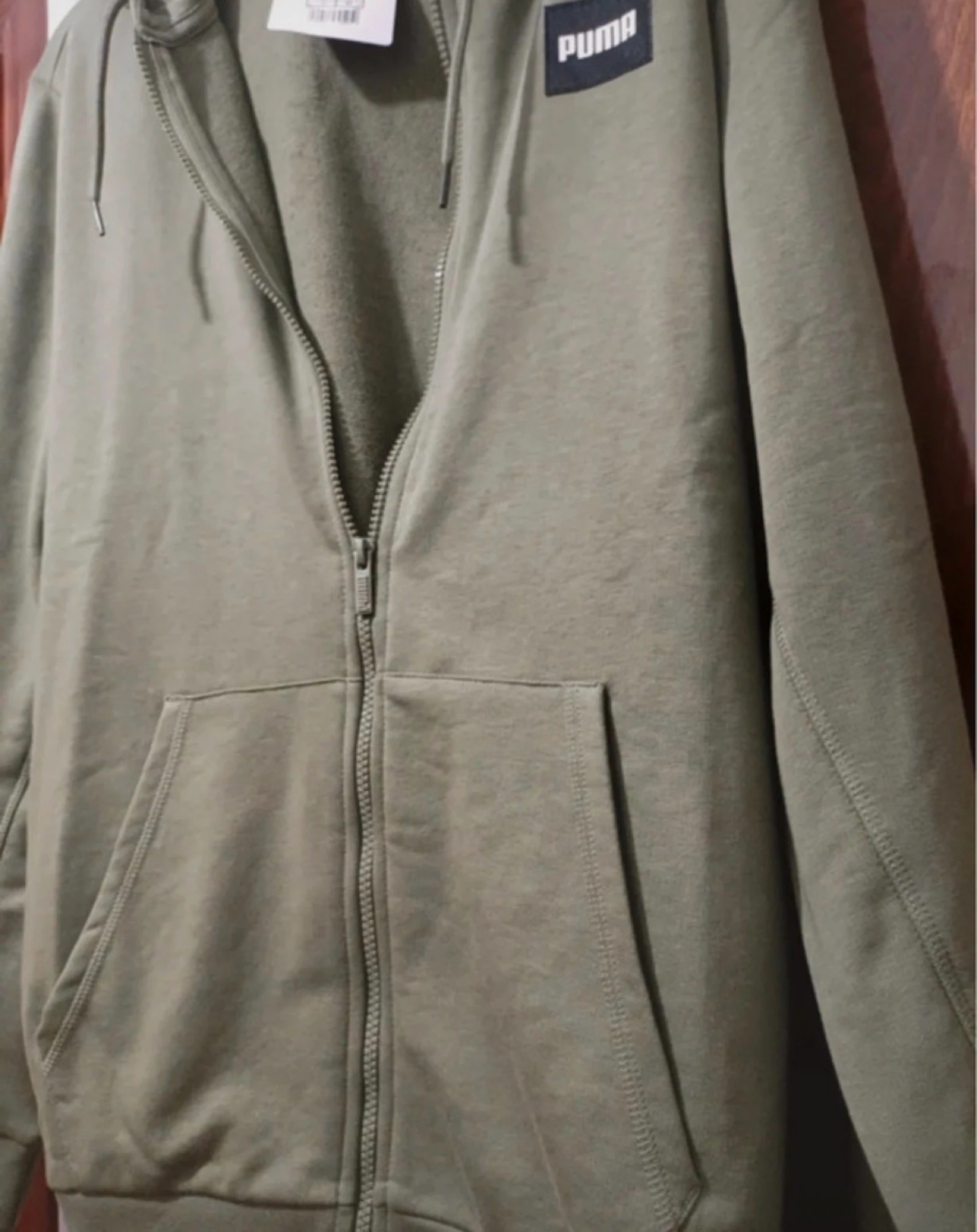 Puma Full Zip Hoodie groene kaki maat XL nieuw met label – photo 5